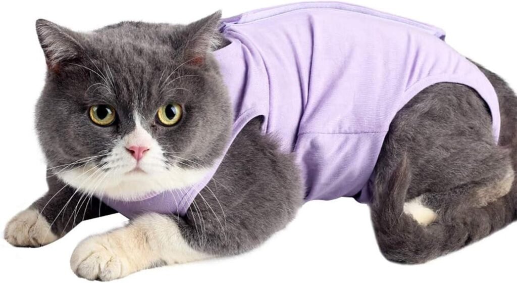 a cat wearing a shirt